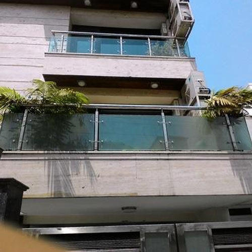 SS Railing Toughened Glass
